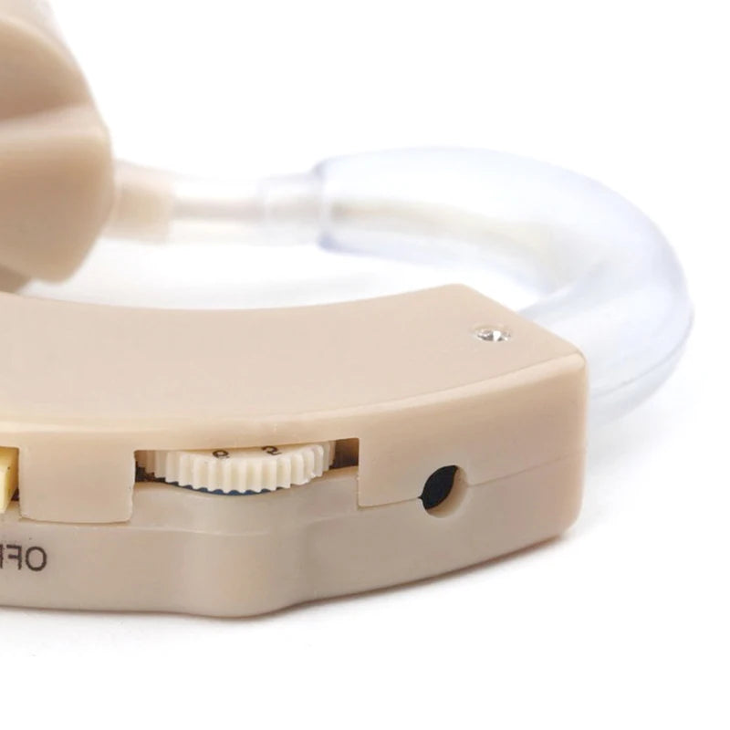BTE Hearing Aid Ear for Deafness Sound Amplifier Adjustable Hearing Aids Portable Super Ear Hearing Amplifier for the Elderly