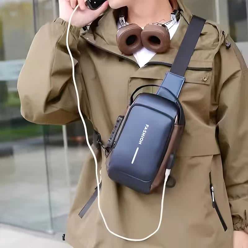Handy Compact Fashion Sling Bag Multi-Color Design Adjustable-Strap Lightweight for Commute Outdoor Trips Functional Bag